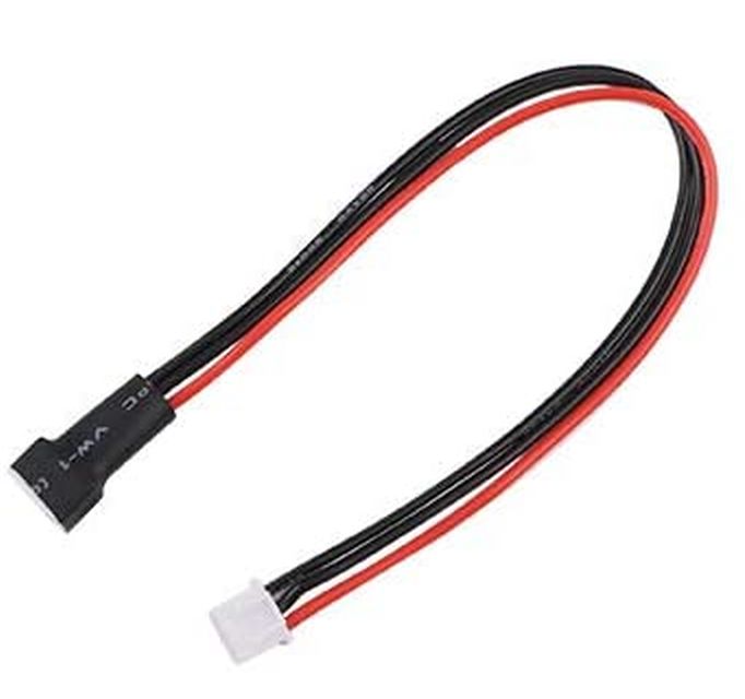 Connector JST-XH 2.54mm pitch 3-pin male-female LiPo 2S Balance 20cm 22AWG